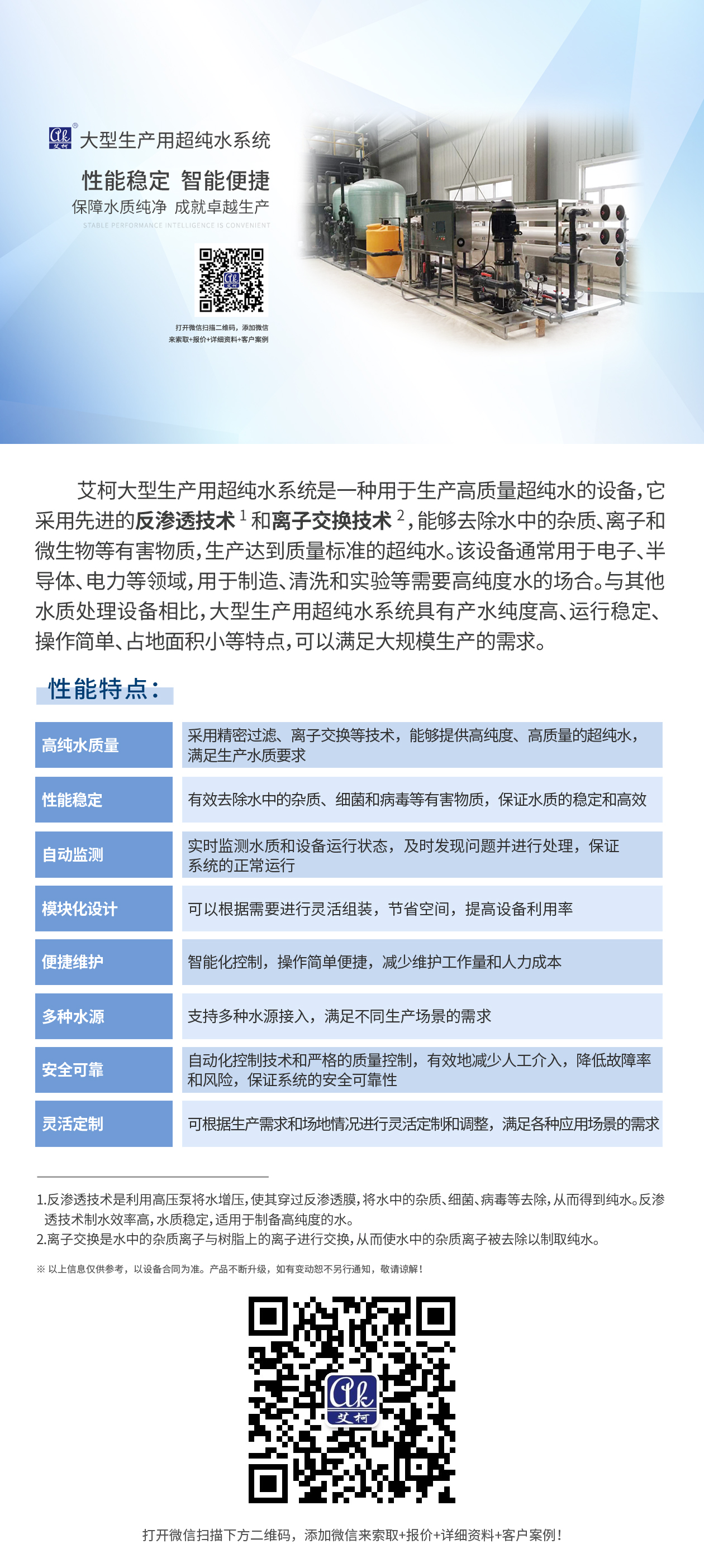 工業(yè)用大型超純水設(shè)備插圖